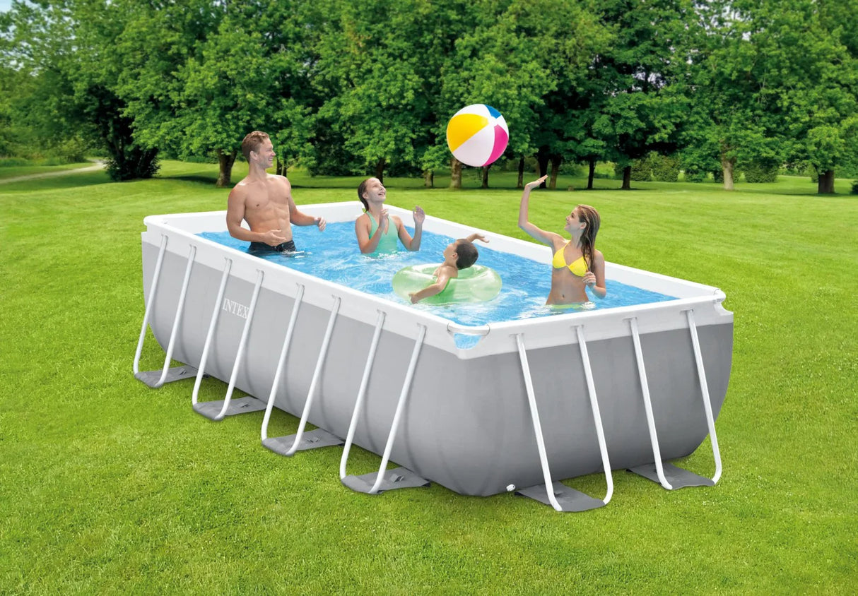 Intex 400x200x100cm Prism Premium Pool - Rectangular Metal Frame