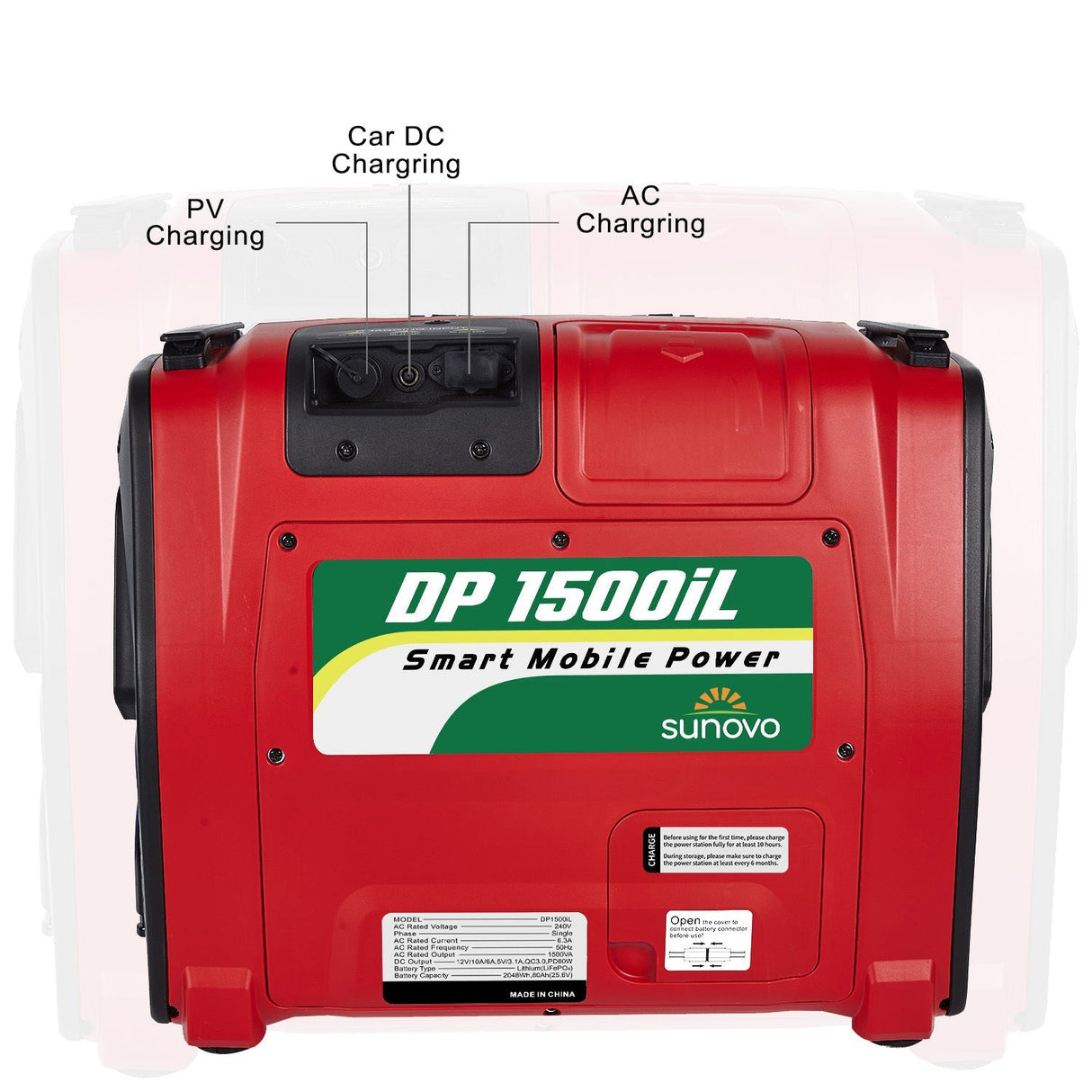 Samland 1500W Portable Power Station - Solar Inverter Generator