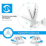10X Magnifying LED Makeup Mirror Suction Cup - Vanity Mirror with Natural Light