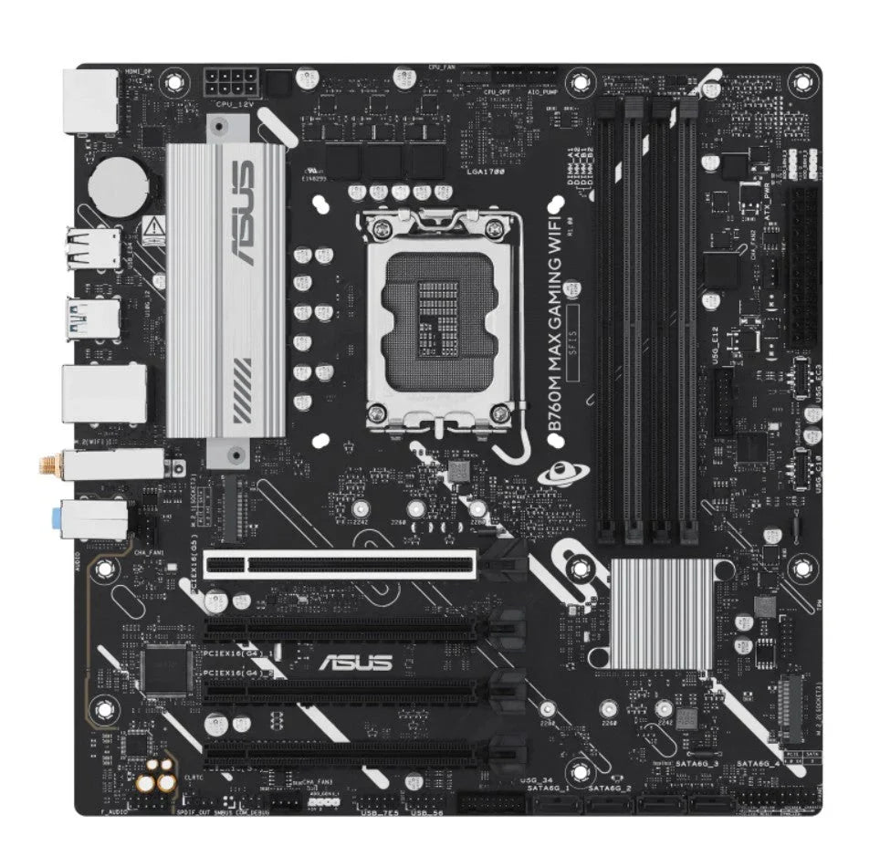 ASUS B760M MAX GAMING WIFI Motherboard LGA 1700 DDR5 Micro-ATX