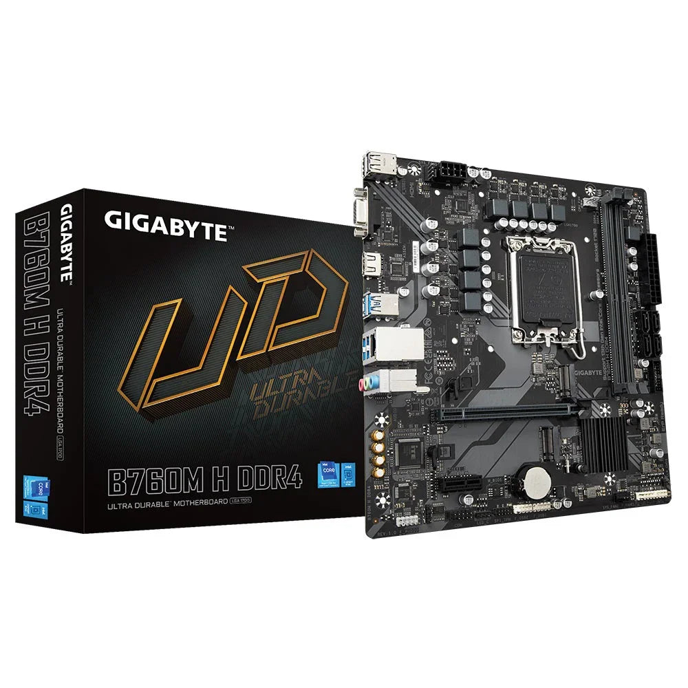 Gigabyte B760M H DDR4 Motherboard LGA 1700 Micro-ATX