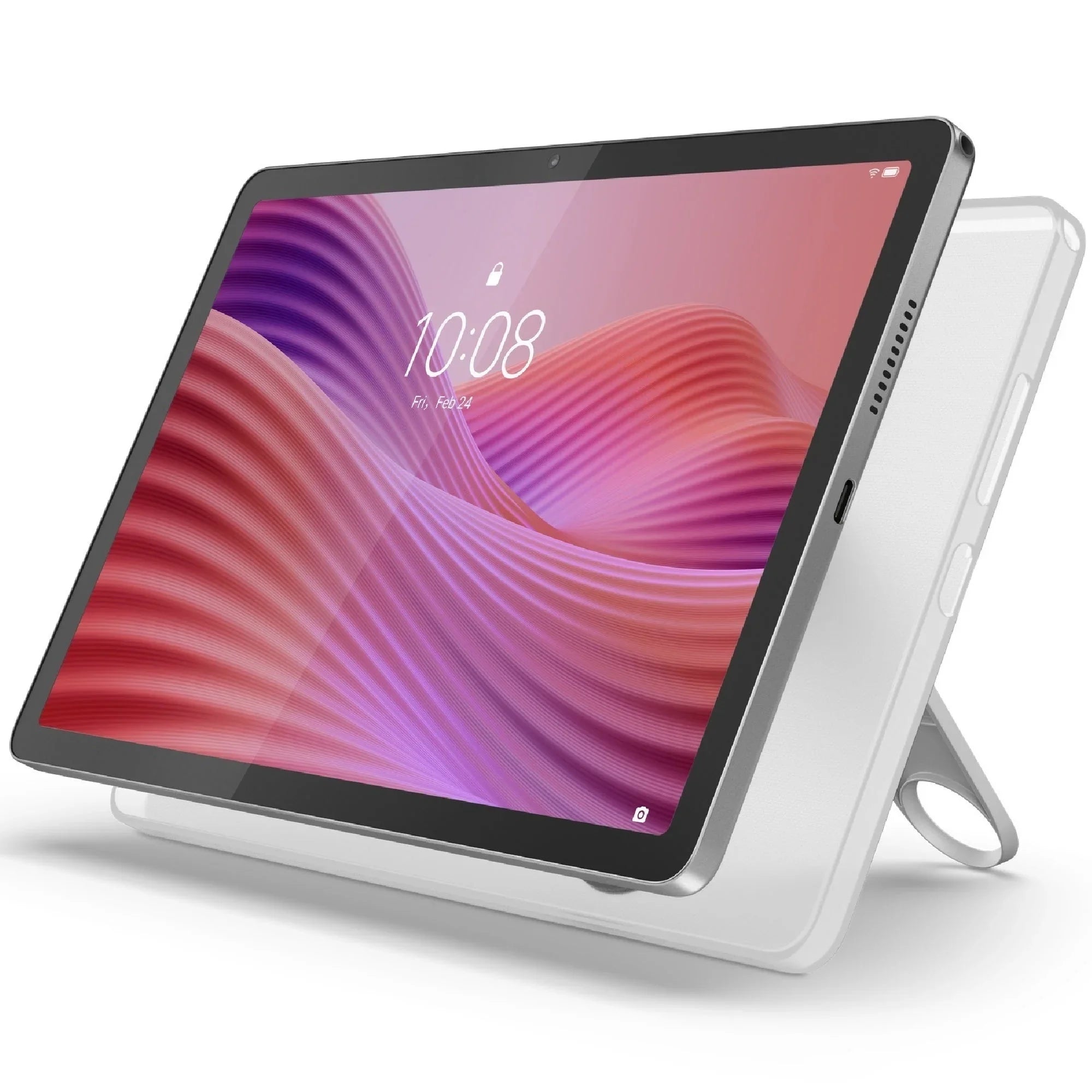 Lenovo Tab 10.1' LTE 128GB with Clear Case - Luna Grey (ZAEJ0157AU) *AU STOCK*, 10.1' FHD+, 4GB/128GB, 8MP/5MP,Android, 5100mAh 1 Year Warranty