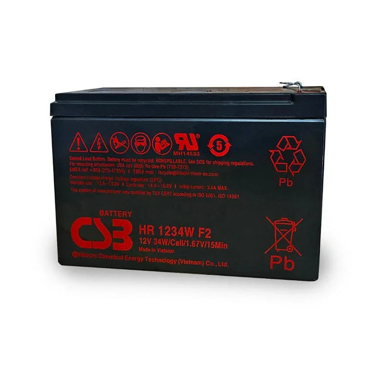 PowerShield 12V 9AH Replacement Battery - 3-5 Year Design Life