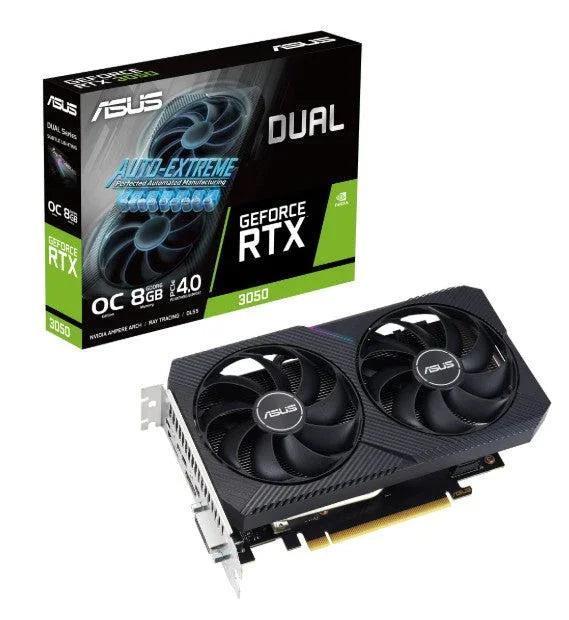ASUS nVidia GeForce DUAL-RTX3050-8G-V2 RTX 3050 V2 8GB GDDR6