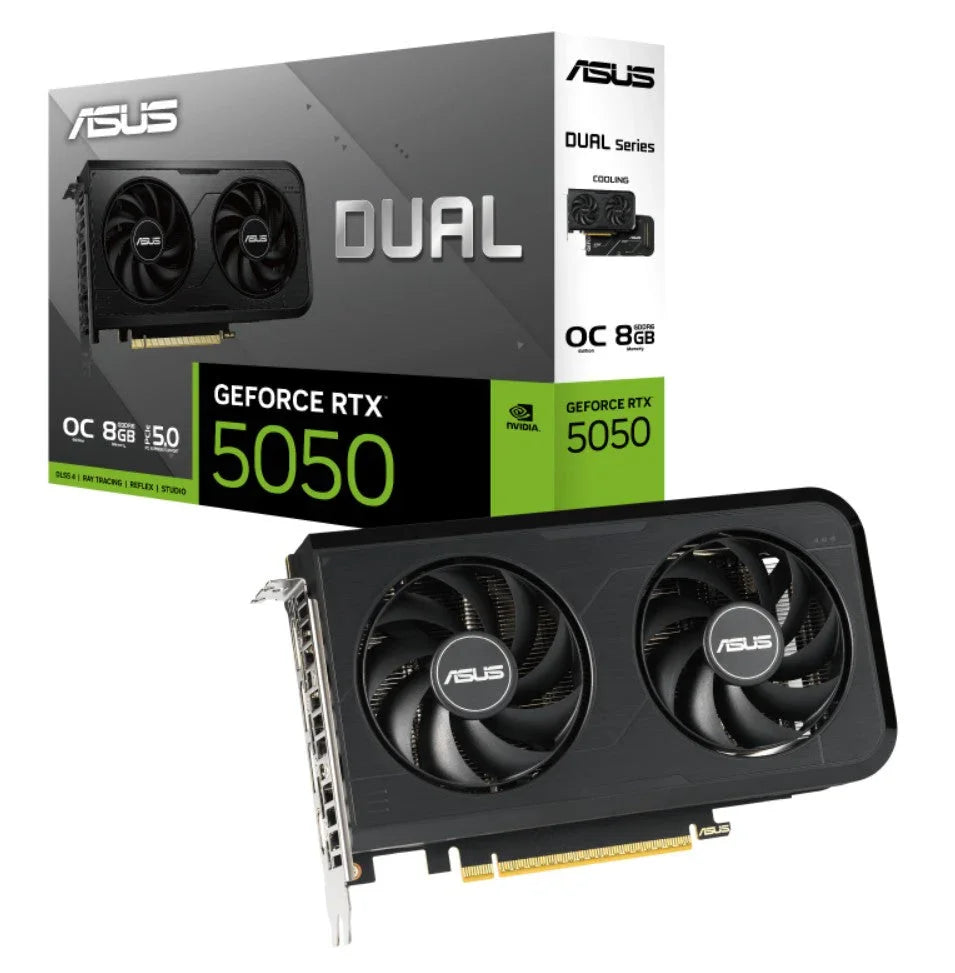 ASUS nVidia GeForce DUAL-RTX5050-O8G RTX5050 8GB GDDR6 OC Edition
