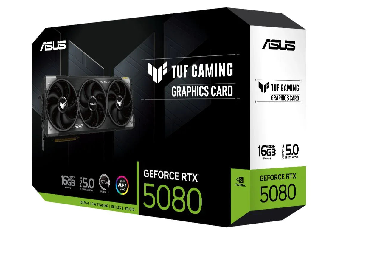 ASUS nVidia GeForce TUF-RTX5080-16G-GAMING RTX5080 16GB GDDR7