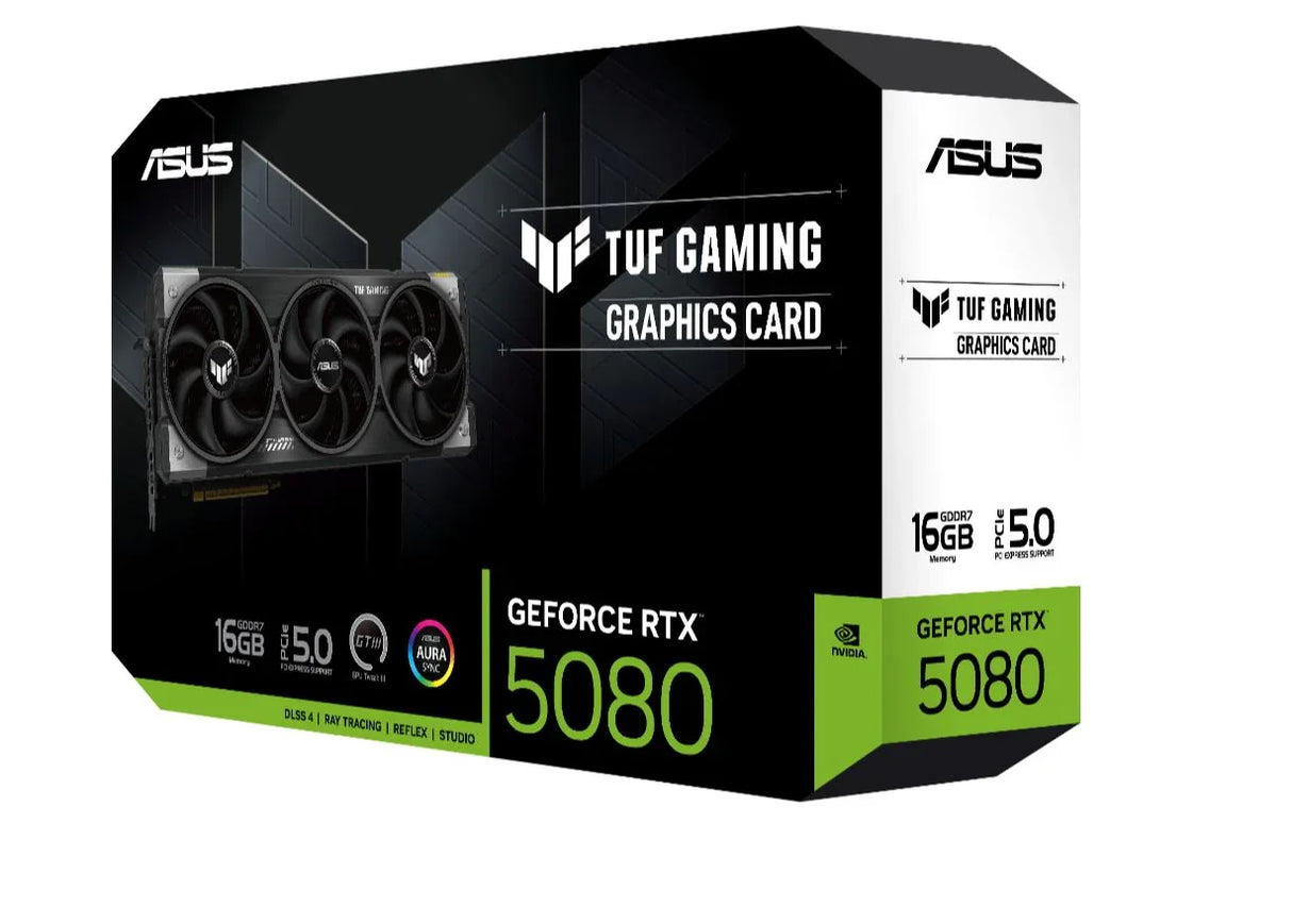 ASUS nVidia GeForce TUF-RTX5080-16G-GAMING RTX5080 16GB GDDR7