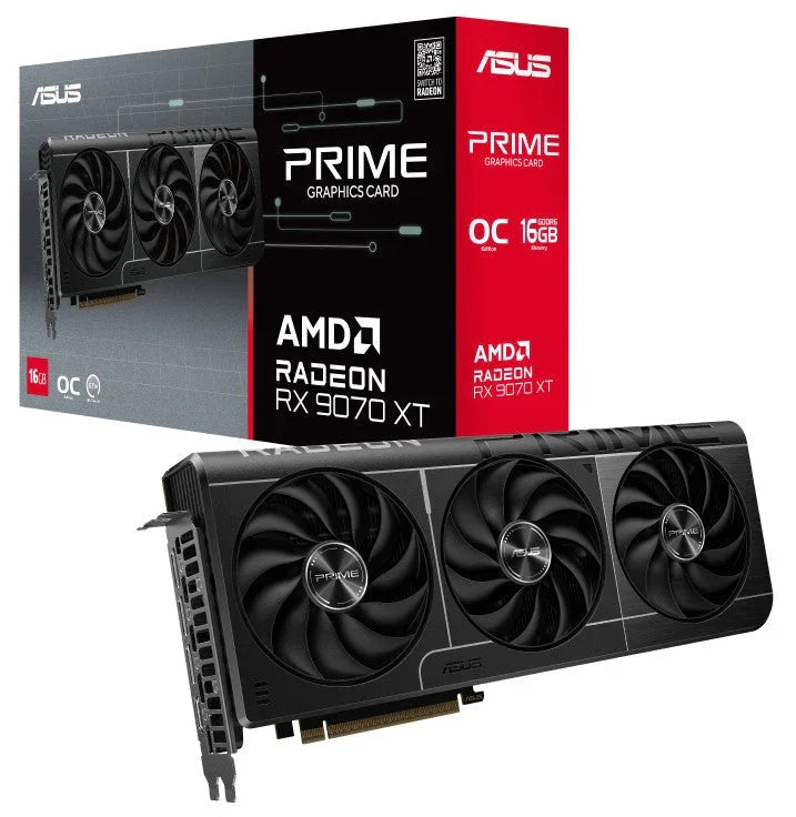 ASUS AMD Radeon RX 9070 XT 16GB GDDR6 OC Edition - PRIME Graphics Card