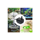 Aquarium Pump 200L/H Submersible USB 3W Ultra-Quiet Adjustable Water Pump
