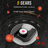 Smokeless Indoor Electric Grill & Nonstick Griddle