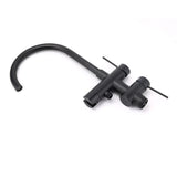 WELS Matt Black Bathtub Filler Free Standing Mixer Faucet Tap Spout HandHeld Set