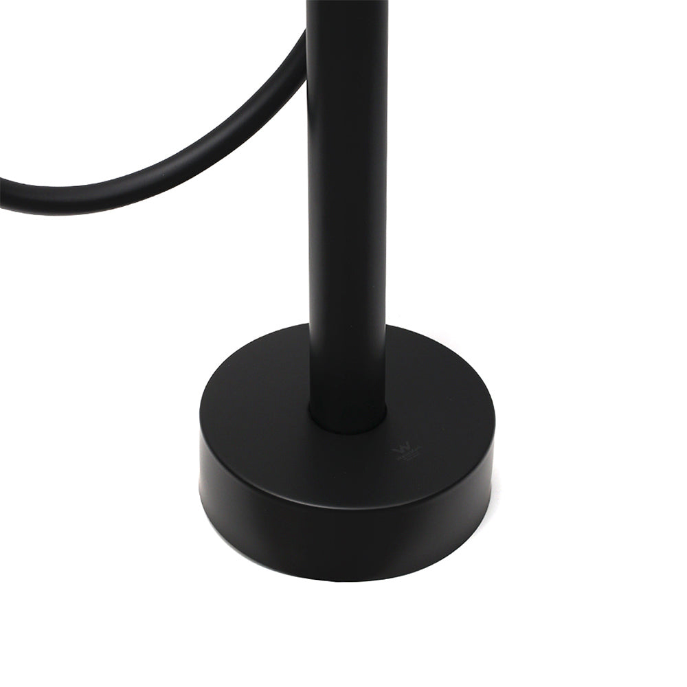 WELS Matt Black Bathtub Filler Free Standing Mixer Faucet Tap Spout HandHeld Set