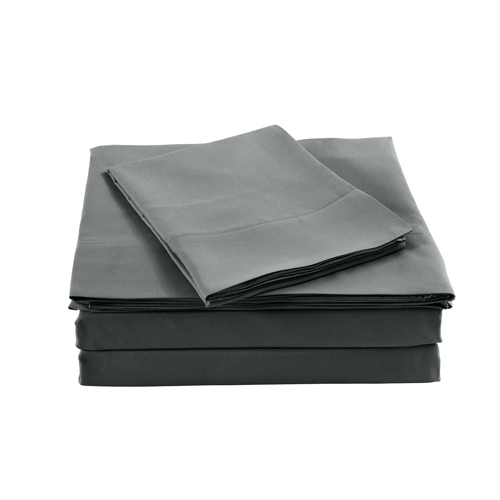 Royal Comfort 1000TC Bamboo Blended Sheet Set Queen Charcoal - Ultra Soft Bedding