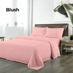 Royal Comfort 1000TC Bamboo Blended Sheet Set King Blush - Ultra Soft Bedding