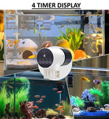 Automatic Fish Feeder Timer Rechargeable Moistureproof Aquarium