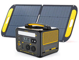 Jump 600X 600W Power Station 110W Solar Panel 10A AC DC Battery Backup