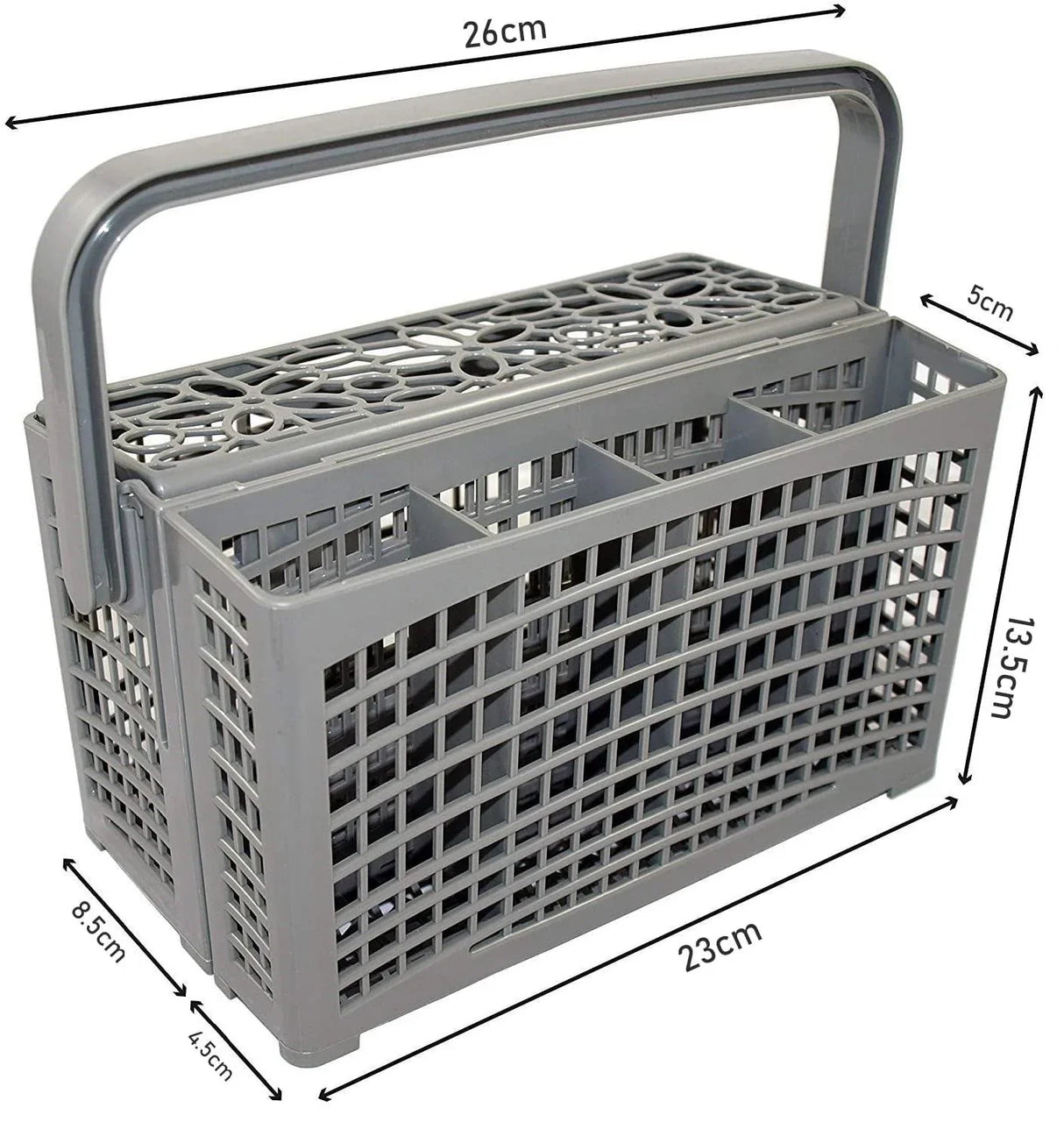 Universal Dishwasher Cutlery Basket - 2 in 1 Design
