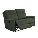 Fabric Motion Recliner Sofa Set Cosmic Dark Gray Manual 3+2 Seater - Flea Market