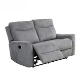 Fabric Motion Recliner Sofa Set Cosmic Light Gray Manual 3+2 Seater - Flea Market
