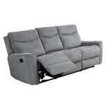 Fabric Motion Recliner Sofa Set Cosmic Light Gray Manual 3+2 Seater - Flea Market