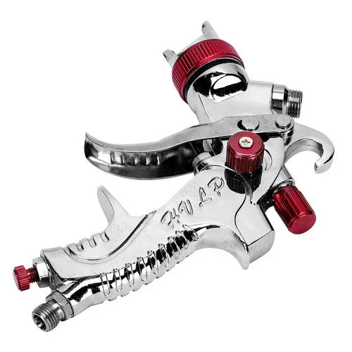 HVLP Spray Gun Kit Gravity Feed Air Paint Sprayer 3 Nozzles 1.4mm 1.7mm 2mm