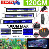 Aquarium LED Light 120cm 150W 244LED Marine Fish Tank Cool White Blue