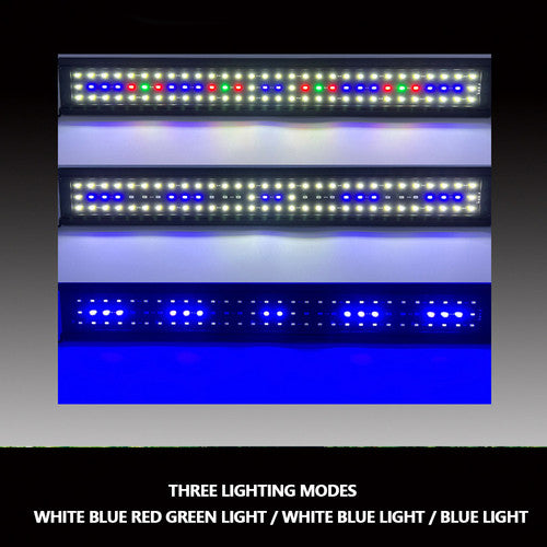 Aquarium LED Light 120cm 150W 244LED Marine Fish Tank Cool White Blue