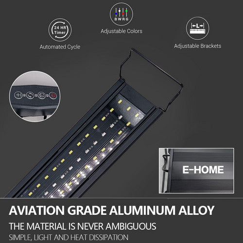 Aquarium LED Light 120cm 150W 244LED Marine Fish Tank Cool White Blue