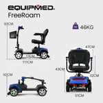 Mobility Scooter Electric 4 Wheel Portable Folding