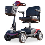 Mobility Scooter Electric 4 Wheel Portable Folding Red