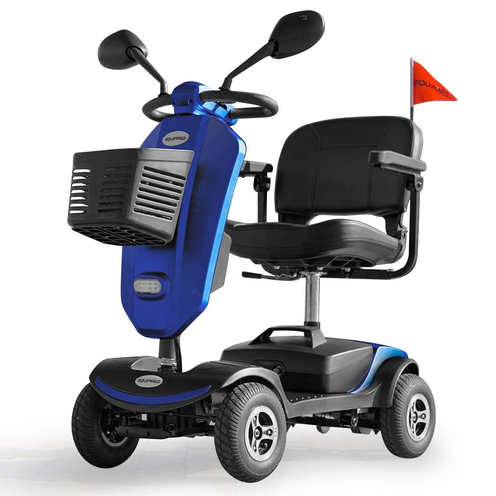 Mobility Scooter Electric 4 Wheel Blue