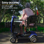 Mobility Scooter Electric 4 Wheel Blue