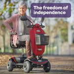 Mobility Scooter Electric 4 Wheel Red