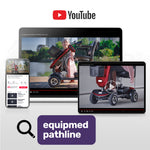 Mobility Scooter Electric 4 Wheel Red