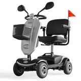 Mobility Scooter Electric 4 Wheel Silver