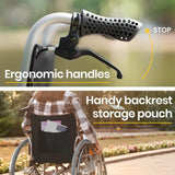 Wheelchair 24 Inch Portable Folding Alloy - 18kg