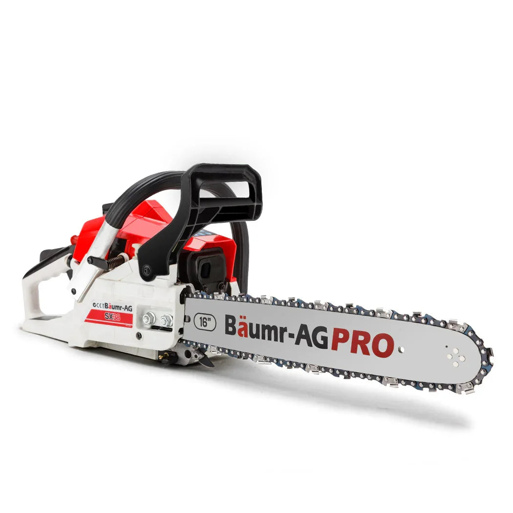 BAUMR-AG 38CC Petrol Chainsaw 16" Bar E-Start 3.2HP Commercial