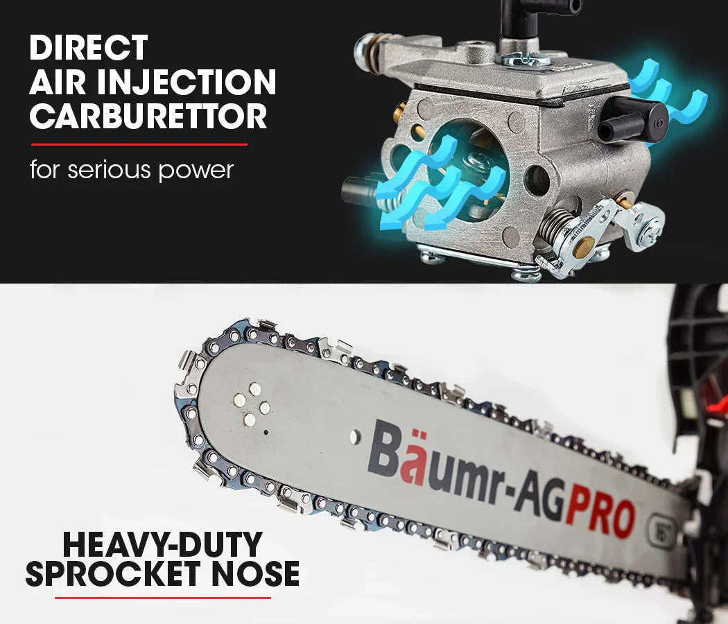 BAUMR-AG 38CC Petrol Chainsaw 16