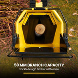 MICHIGAN 7HP 212cc Petrol Wood Chipper, Tree Mulcher - Raptor 1100