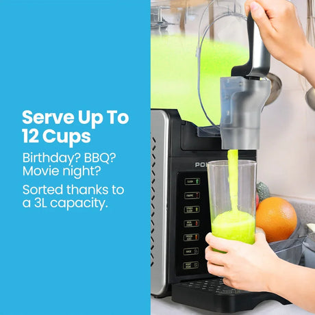 POLYCOOL 3L Slushie Frozen Drink Maker, Home Slush Machine, Fast Chilling, Easy Digital Controls - Flea Market