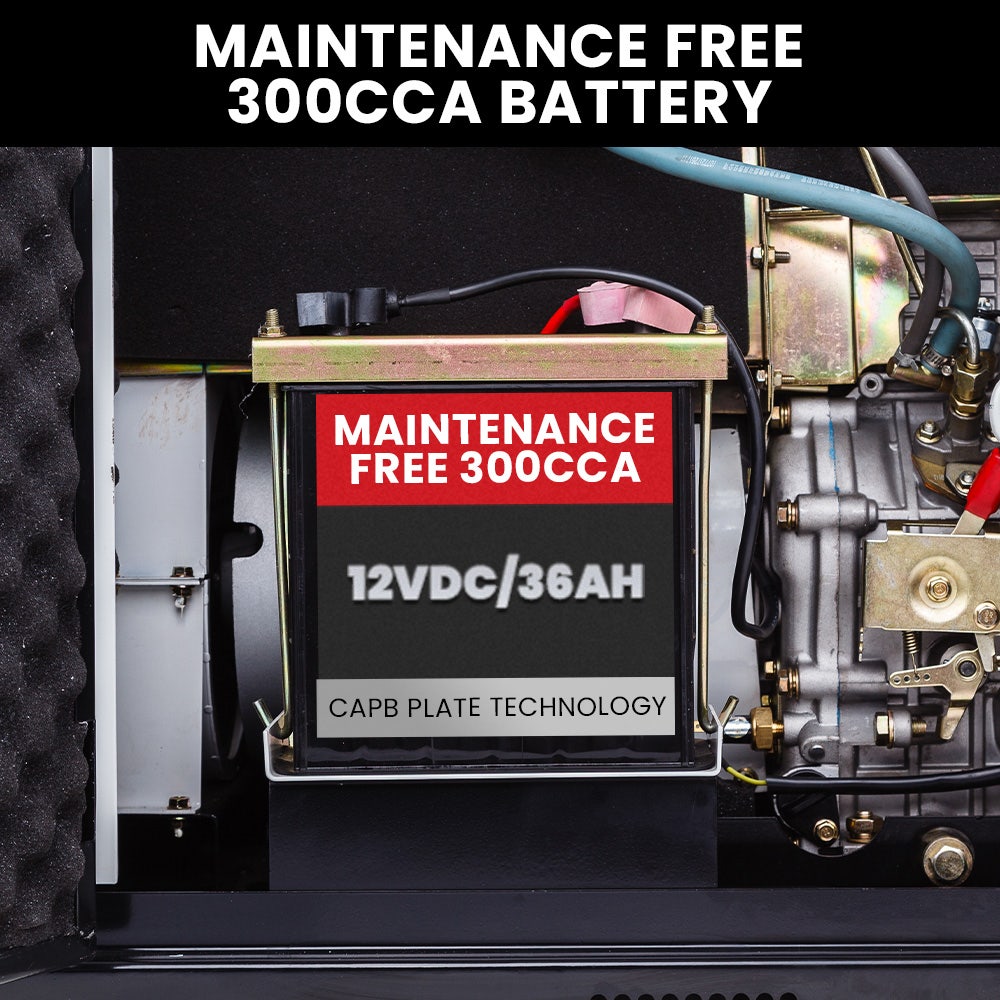 GENPOWER 8.4kW Commercial Diesel Generator - Electric Key Start