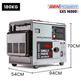 GENPOWER 8.4kW Commercial Diesel Generator - Electric Key Start