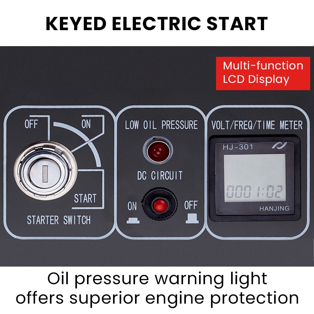 GENPOWER 8.4kW Commercial Diesel Generator - RCD Electric Key Start