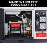 GENPOWER 8.4kW Commercial Diesel Generator - RCD Electric Key Start