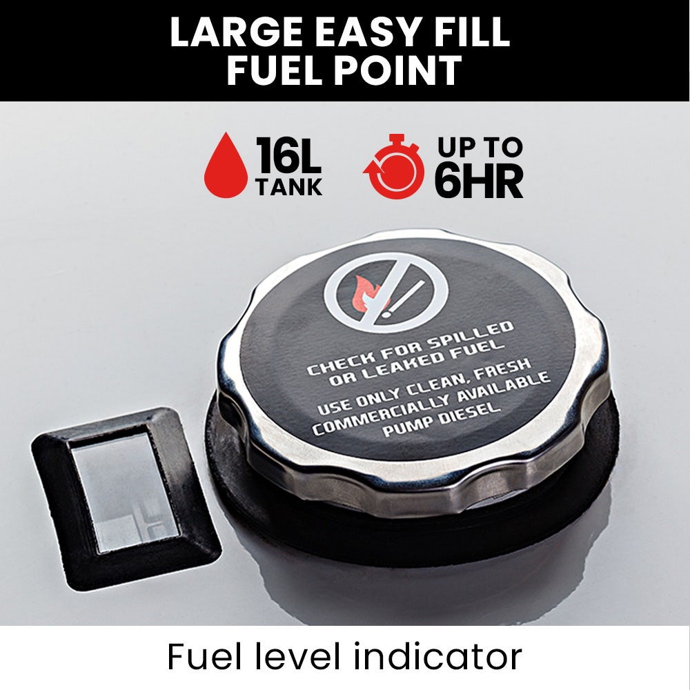 GENPOWER 8.4kW Commercial Diesel Generator - RCD Electric Key Start