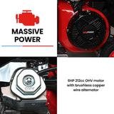 GENPOWER 3.6kW Inverter Generator - 11L Tank Portable Backup Power