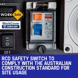 GENPOWER 8.4kW Portable Petrol Generator - 18HP 420cc Single Phase