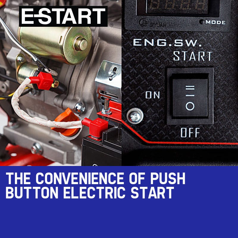 GENPOWER 8.4kW Portable Petrol Generator - 18HP 420cc Single Phase