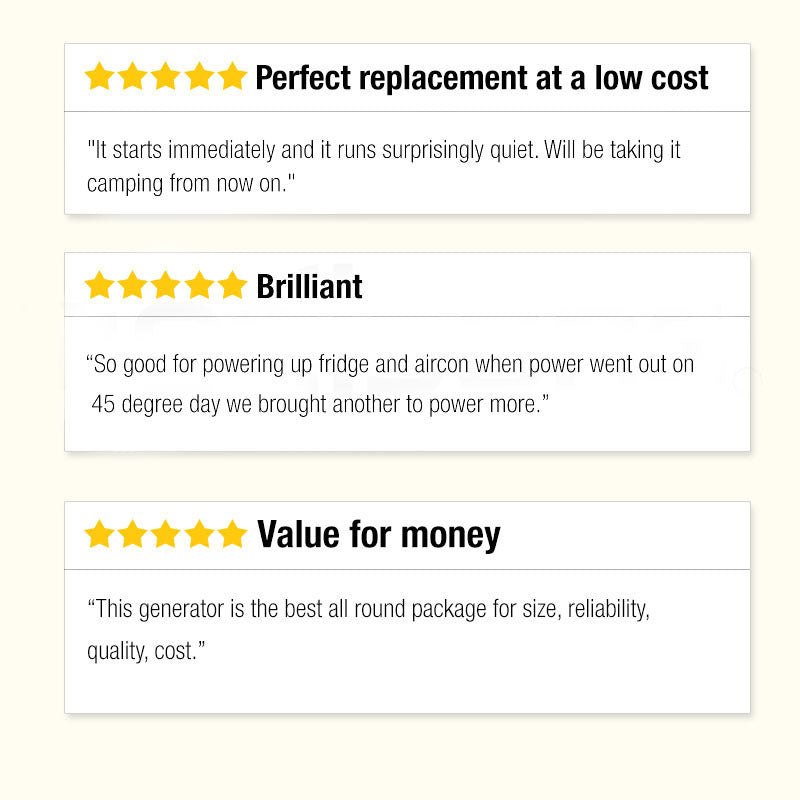 GENPOWER 4.2kW Generator - Single-Phase Petrol Site Portable