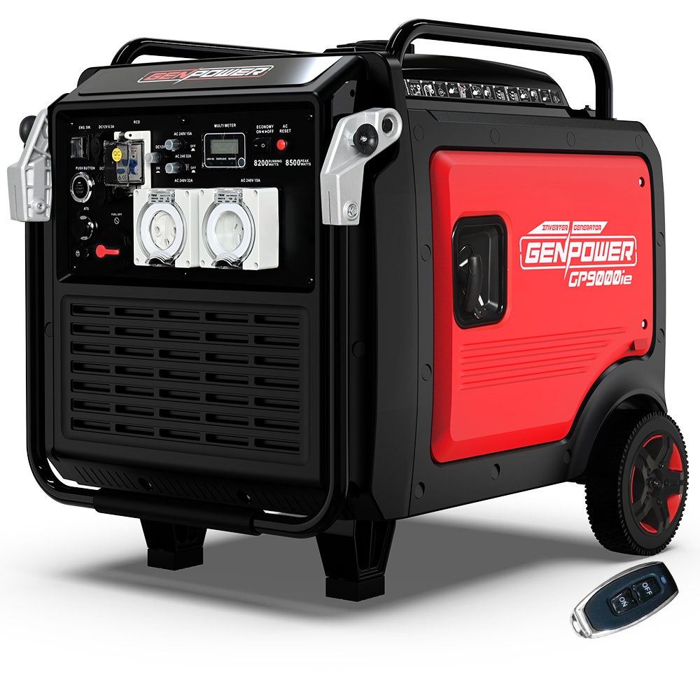GENPOWER 8.5kW Inverter Generator - Remote Start ATS Compatible